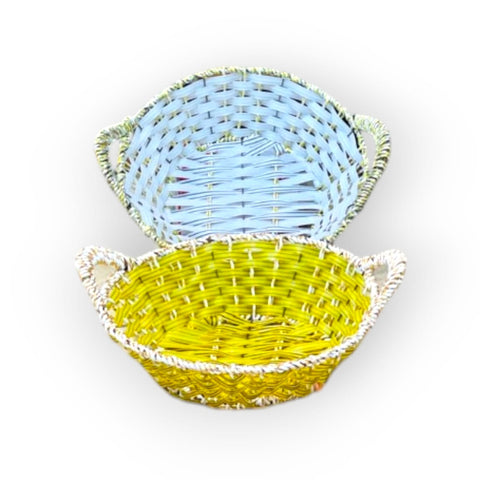 Round shape Decorative Handmade Basket - Set of 2