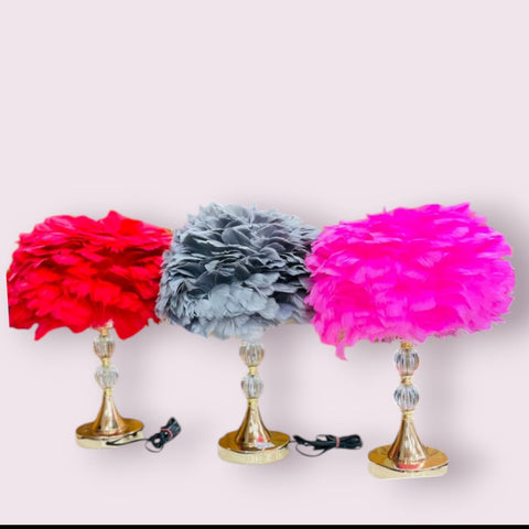 New Feather Table Lamp Stand