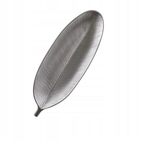 Leaf Shape Metal Fruit/Dessert Serving Tray