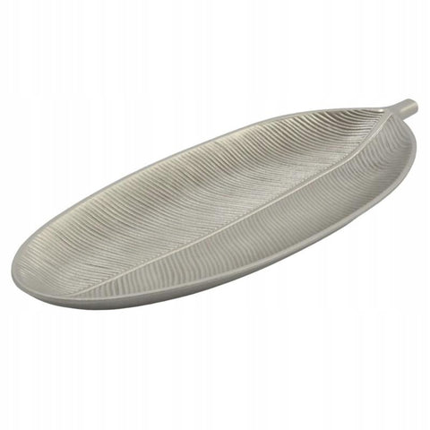 Leaf Shape Metal Fruit/Dessert Serving Tray