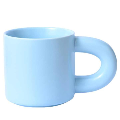 Creative Kitchen Crooked Handle Ceramic Coffee Mug