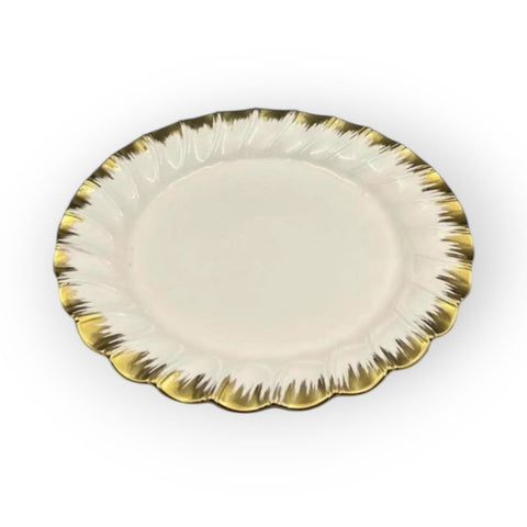 Curves Edges Ceramic plates Set of 18pcs