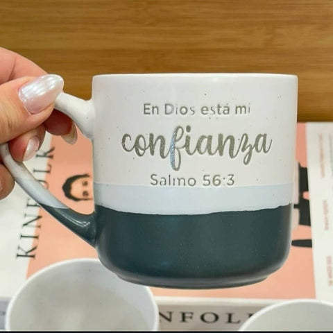 In God My Trust Remains Spanish Style Ceramic Mug