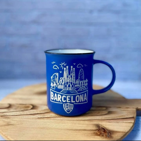 Barcelona Skyline Ceramic Coffee Mug