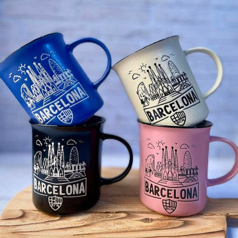 Barcelona Skyline Ceramic Coffee Mug
