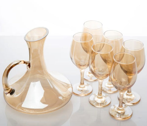 European Style Crystal Glass Decanter Set