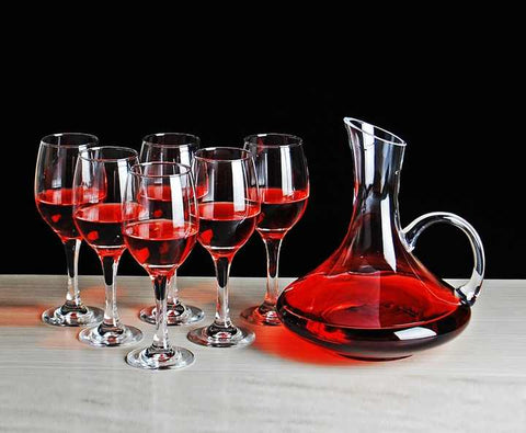 European Style Crystal Glass Decanter Set