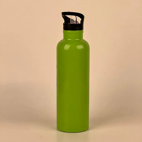 Aluminium Water Bottle For Travel With Straw Lid