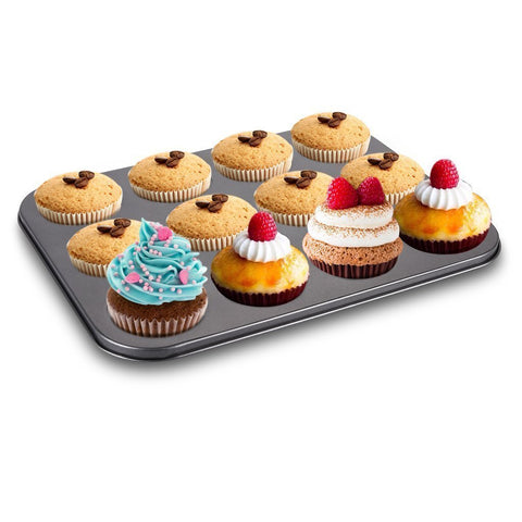 12 Cup Muffin | Pudding Baking Tray - Needs Store