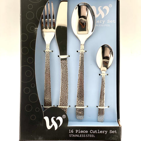 16 piece Cutlery Set - Stainless Steel - Needs Store
