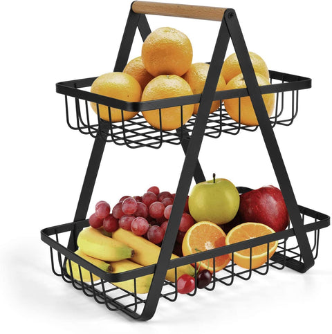 2-Tier Fruit Stand, Fruit Tray & Vegetable Holder - Needs Store