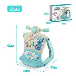 3 In 1 Activity Centre Push Toys With Building Block Educational Toy for Toddlers Kids - Needs Store
