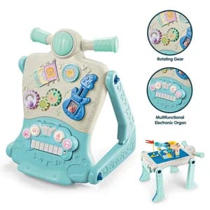 3 In 1 Activity Centre Push Toys With Building Block Educational Toy for Toddlers Kids - Needs Store