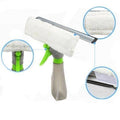 3 in 1 Window Cleaner Spray Bottle Wiper Squeegee Microfibre Cloth Pad Kit - Needs Store