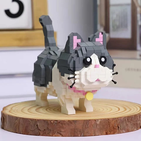 3D DIY Mini Blocks Cat - Needs Store