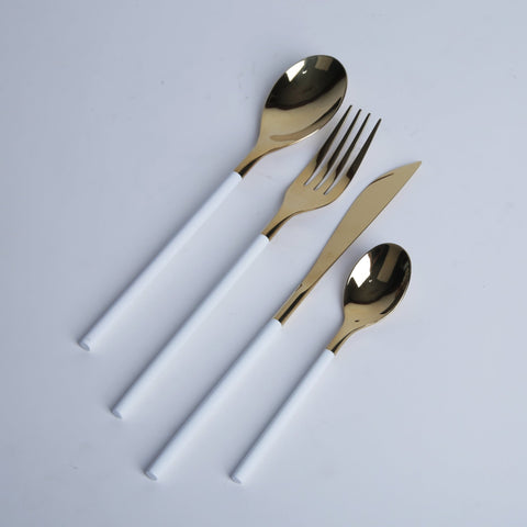 4-Pcs Lavish Single Serving Stainless Steel Cutlery Set - Needs Store
