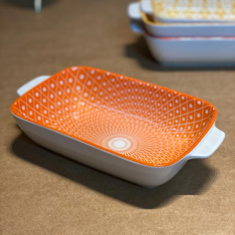 Ceramic Baking/Serving Dish - Orange | Needs Store