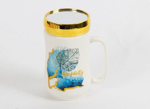 Multifunctional Architectural Style Mirror Mug