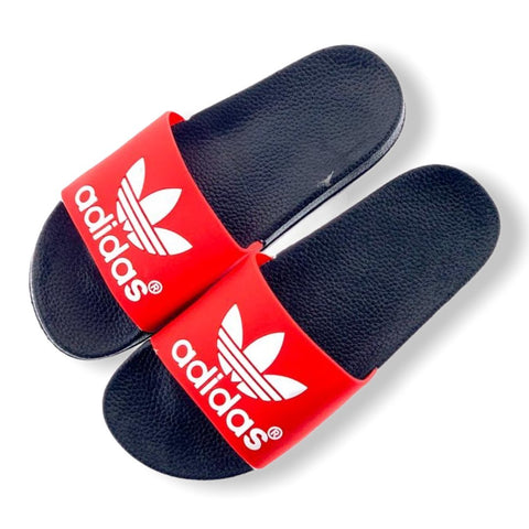 Adidas Bath/Home/Beach Slippers - Red - Needs Store