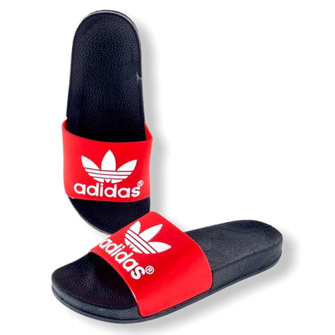 Adidas Bath/Home/Beach Slippers - Red - Needs Store