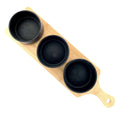 Appetizer Bowls Set on Bamboo Tray - Needs Store