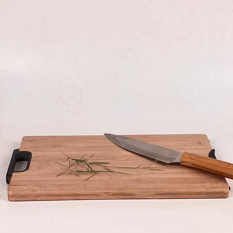 Bamboo Wooden Cutting Board with Stand - Needs Store