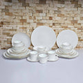 Bestway Opalware Oyster Shell White Dinner Set - 40PCS - Needs Store