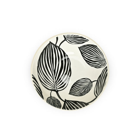 Black Leaves Rice Plates - Needs Store