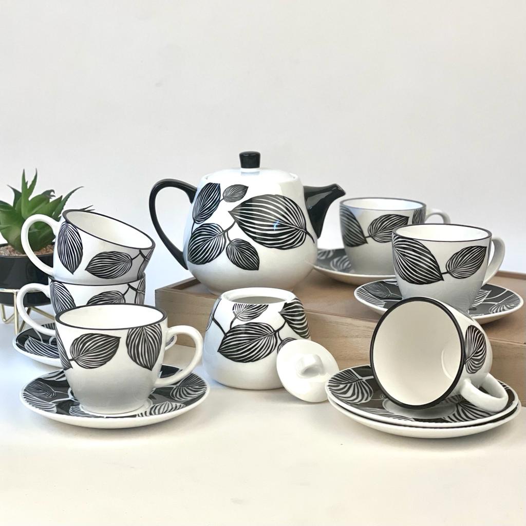 Black Leaves Tea Set Tea Set Buy Now Needs Store