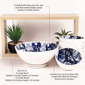 Blue Heritage Serving Bowls - Set of 07 - Needs Store
