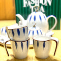 BLUE PEARL TEA SET (Serving of 04) by NEEDS STORE which provides best tableware, tea sets, mugs at best price online with free delivery in Pakistan