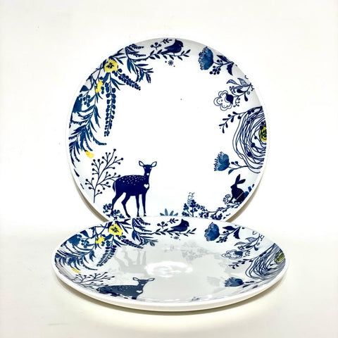 Blue Safari Rice Plates - Set of 02 - Needs Store