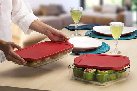 Borcam Rectangular Serving Dish with Cover - Serveware - Needs Store