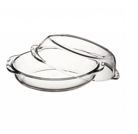 Borcam Serving Dish with Lid - Oval - Medium - Serveware - Needs Store