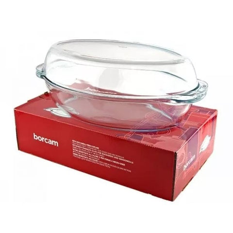 Borcam Serving Dish with Lid - Oval - Serveware - Needs Store