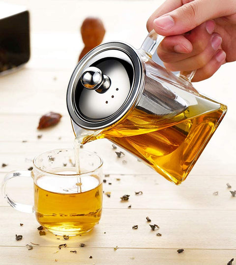 Borosilicate Tea Kettle with Infuser - Needs Store