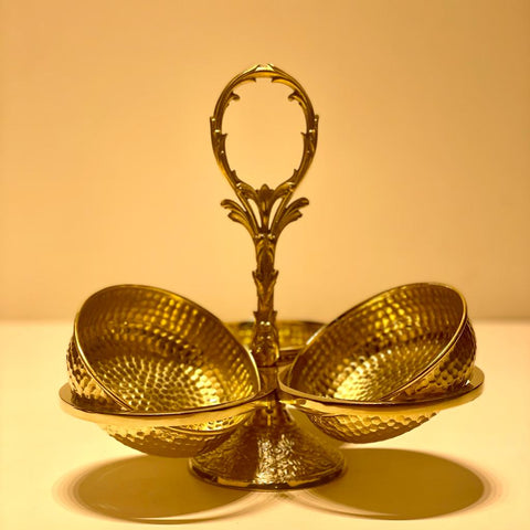 Brass Chatni Holder | Brass serveware in Pakistan  - Needs Store