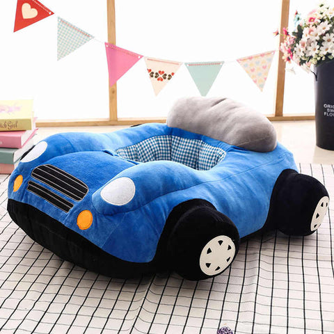 Car Shape Baby Plush Sofa Seat - Needs Store