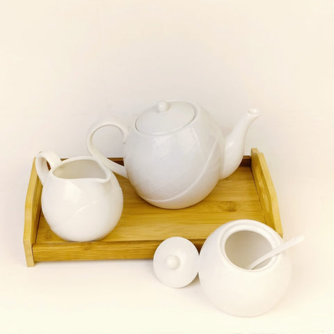 Ceramic Milk Pot, Kettle & Sugar Pot Set - Needs Store