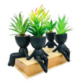 Chilling on Wall Planter Pot - Black - Needs Store