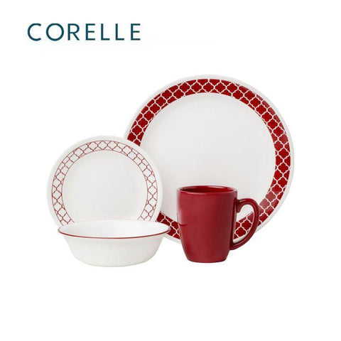 Corelle Crimson Trellis Breakfast Set - Needs Store