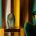 Decorative Green Glass Vase | Centre Piece | Vases for Flower - Home décor - Needs Store