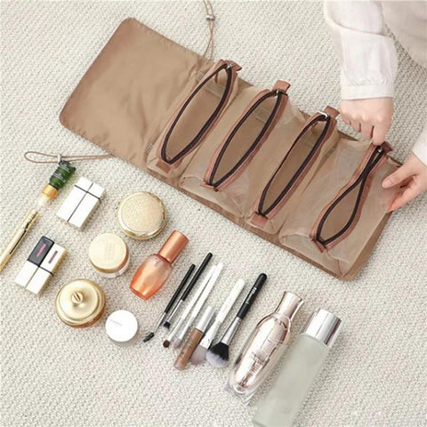 Detachable Nylon Makeup Bag | Portable, Cosmetic Kit, Essentials Organizer, Waterproof for Men and Women - Needs Store