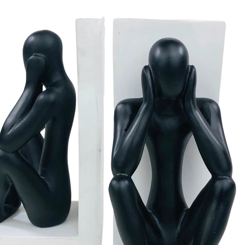 Don't Listen Mannequins Bookends (Black) - Needs Store