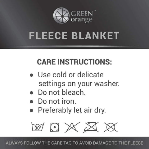 Dual Double Sided Feather - Light Fleece Throw | Blanket - Beige - Needs Store