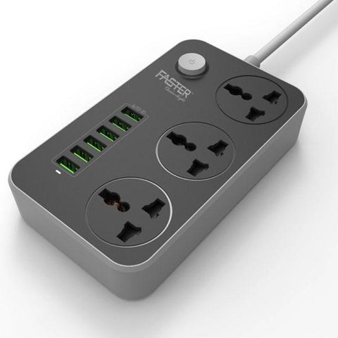Faster 3 Power Socket & 6 Usb Auto Max 3.4A - Needs Store