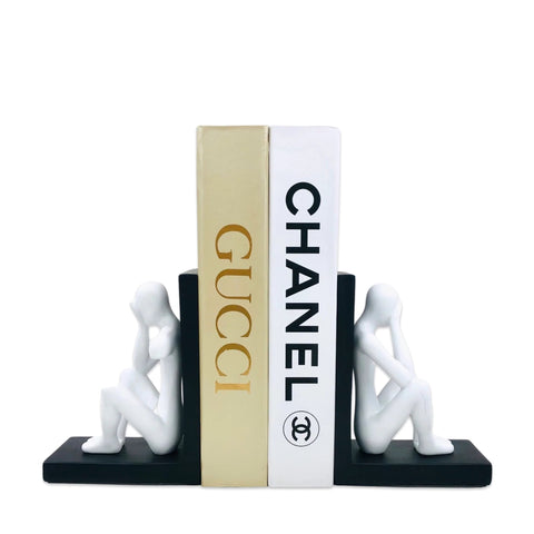 Fed Up Mannequins Bookends (White) - Needs Store