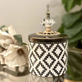 Geometric Pattern Vase With Lid for Home Deoration - Needs Store