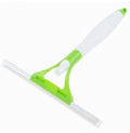 Glass Cleaning Wiper With Water Spray Spout For Car And Home Use - Lemon Green - Needs Store