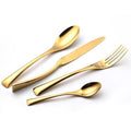 4 Pieces Cutlery Set - Gold - Needs Store